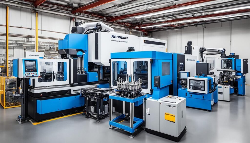 Injection molding machine types