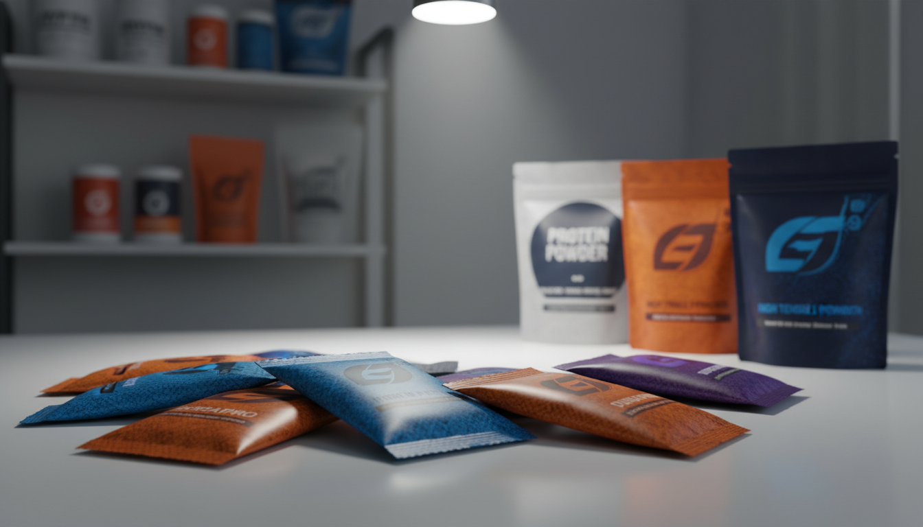 protein powder packing